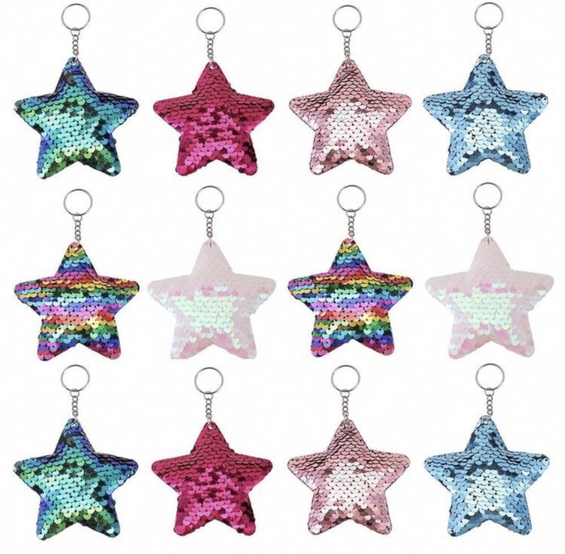 Stars keychains 5 Pcs