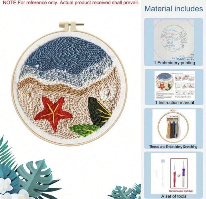 Poke embroidery
