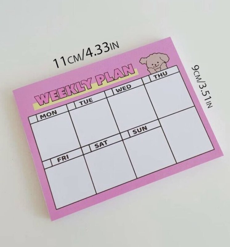 Weekly planner