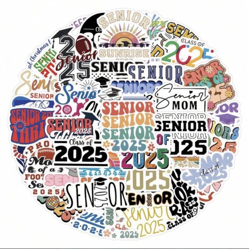 Seniors stickers