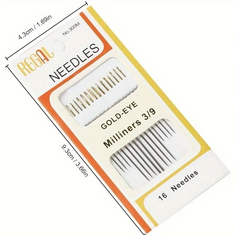 Embroidery needles - 16 pieces