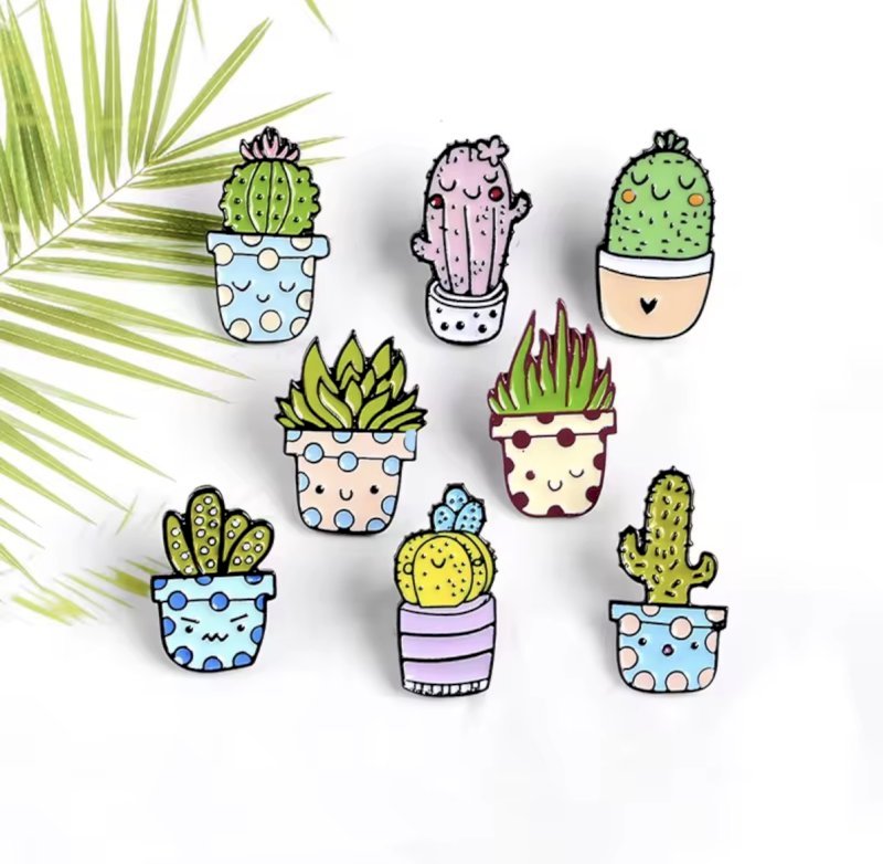 Cactus pins