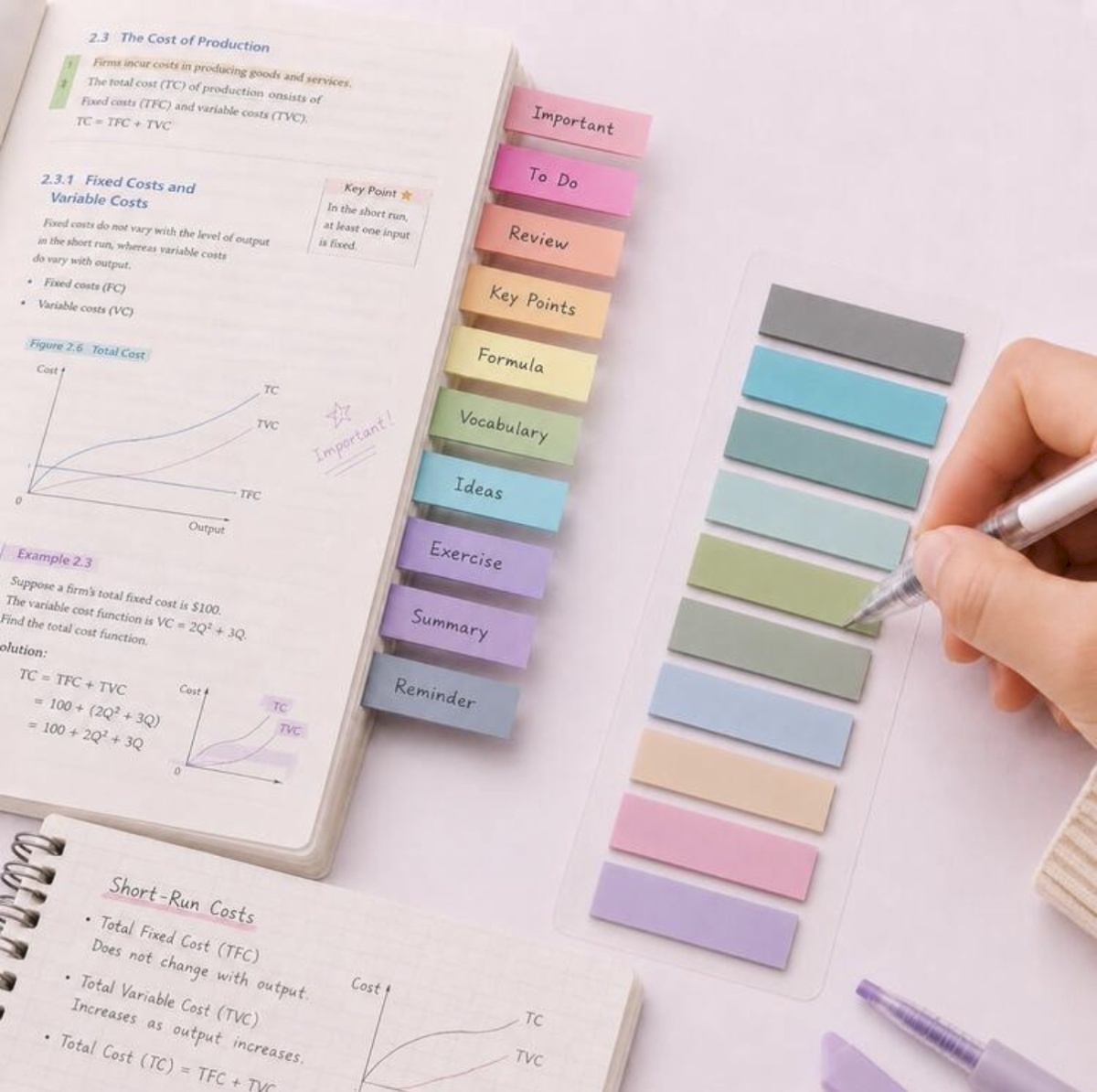 Sticky bookmark