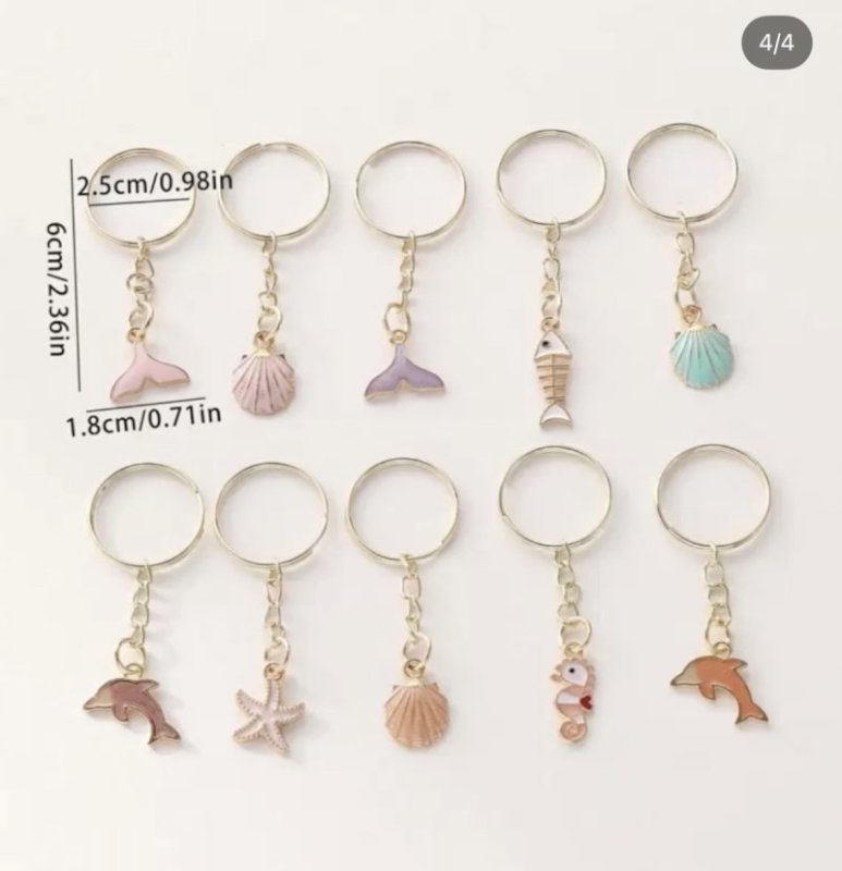 Keychains 5 Pcs