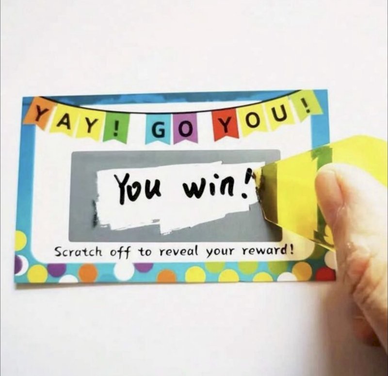 Scratch and win - 10 pcs