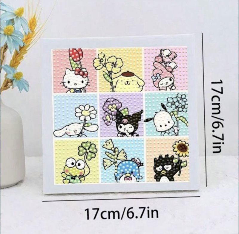 Kids diamond painting with frame