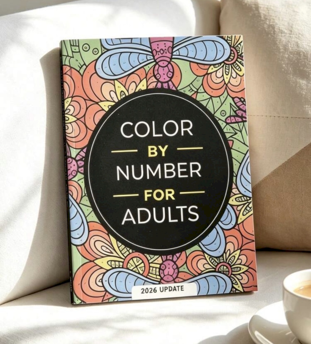 Paint by number book