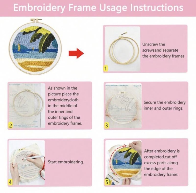 Poke embroidery