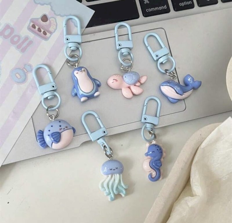 Keychains 6 Pcs