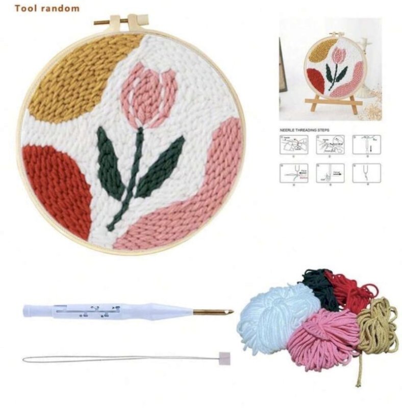 Poke embroidery