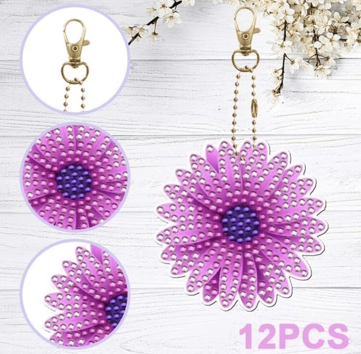 Rhinestone 12 Pcs