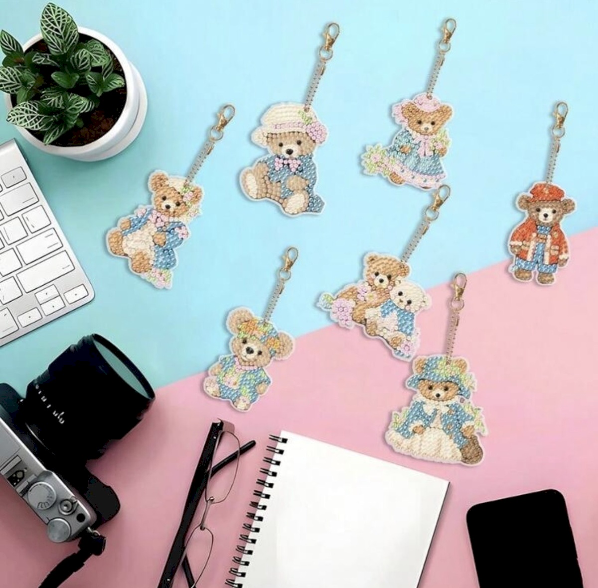 Rhinestone 8 Pcs