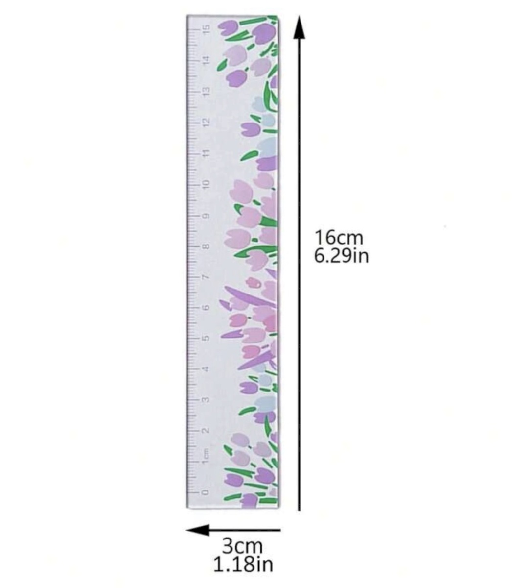 Floral ruler