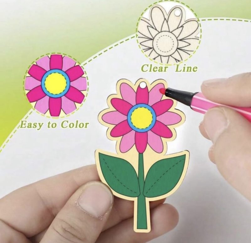 Wooden bookmarks- 6 pieces