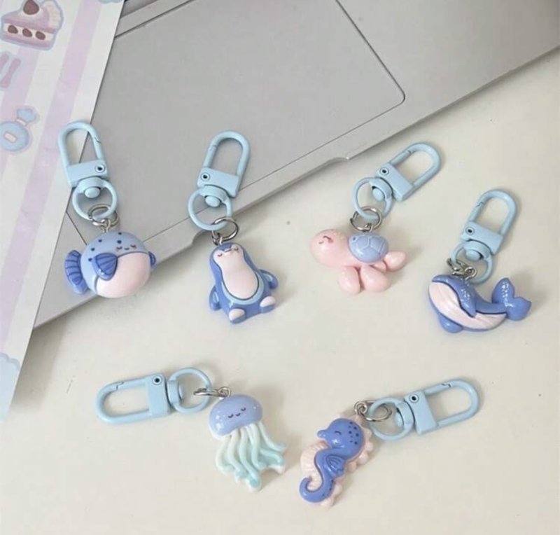 Keychains 6 Pcs