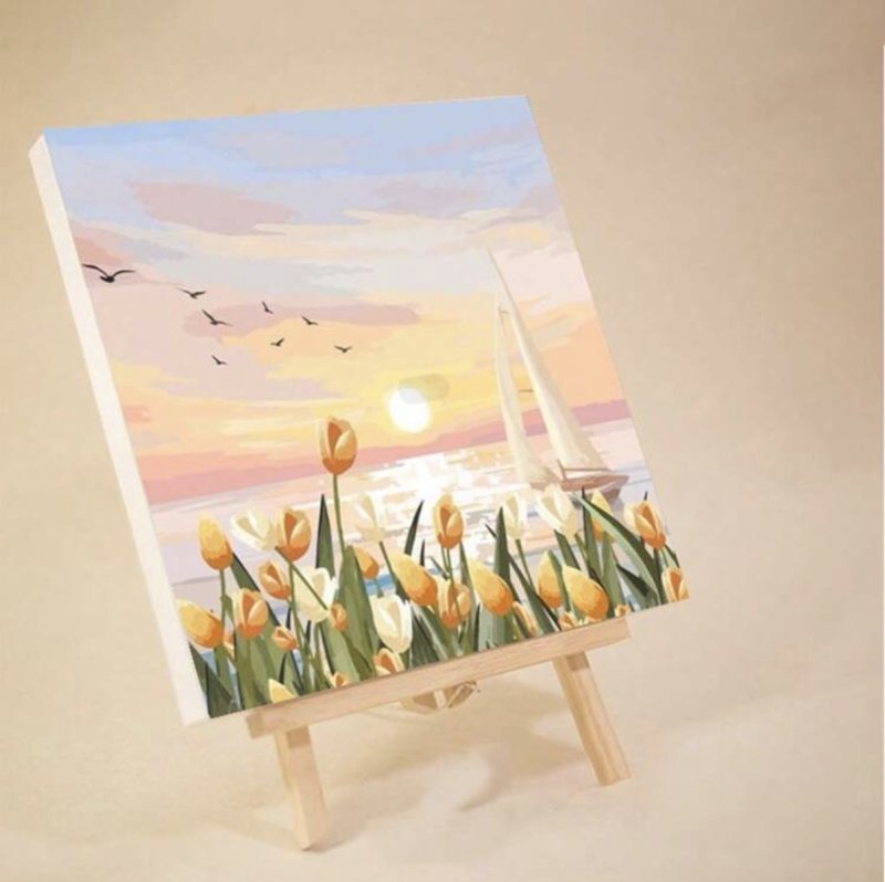 Painting by numbers with Frame