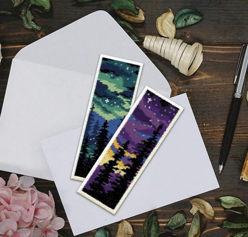 Cross stitch bookmarks