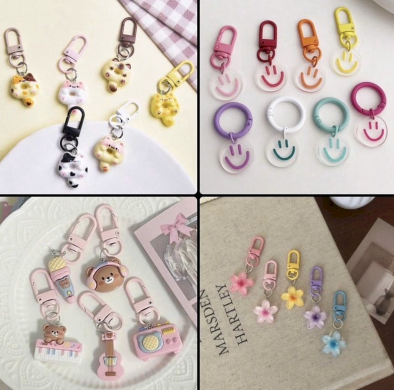 10 Pcs random keychains