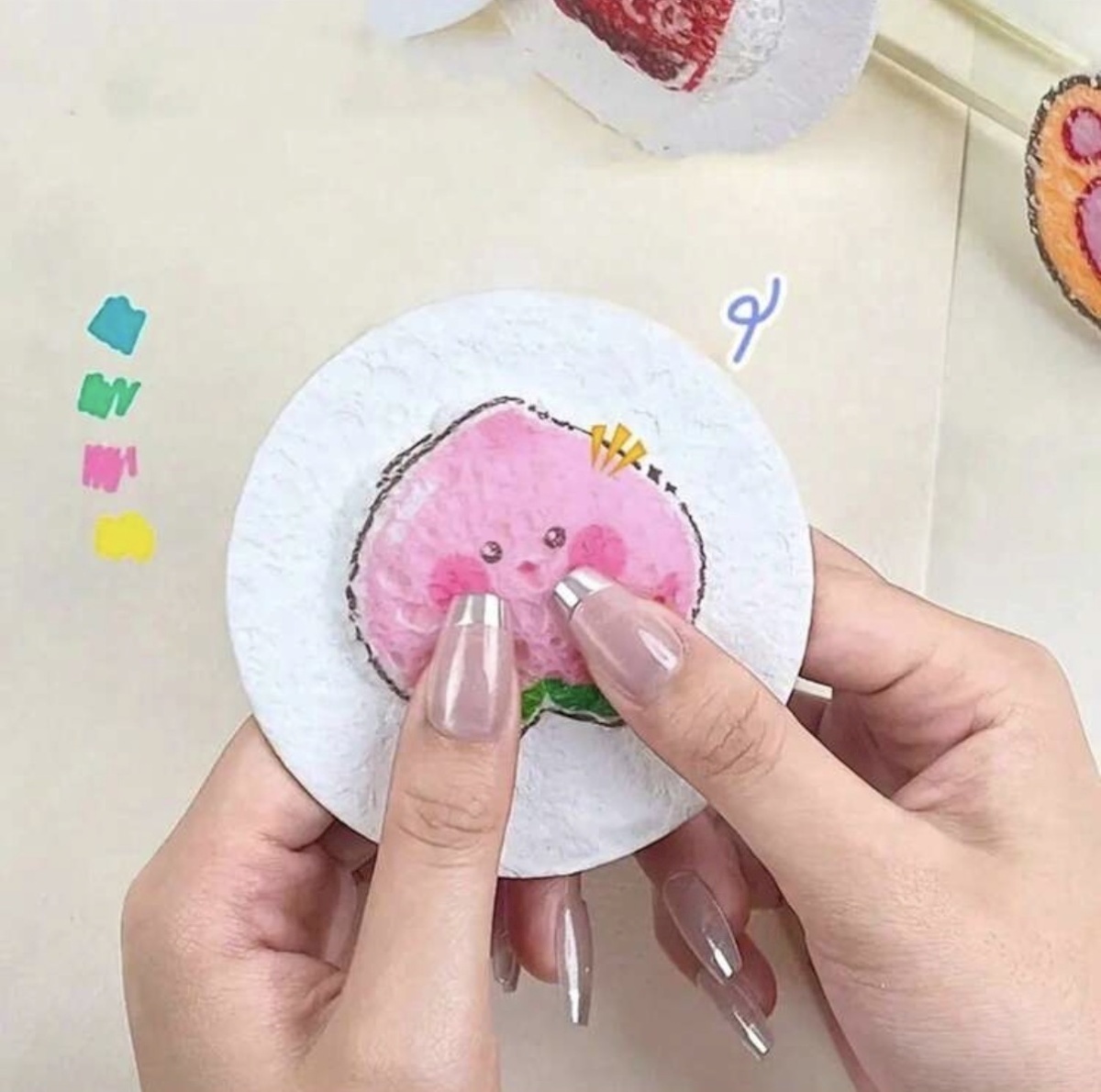 Spongy paper 10 Pcs