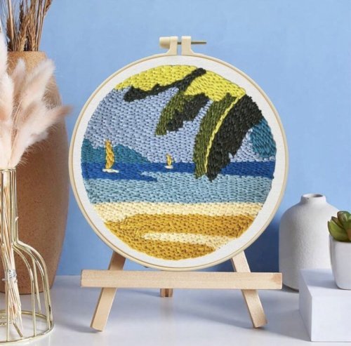 Poke embroidery