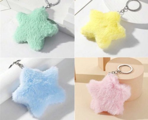 Stars keychains 5 Pcs