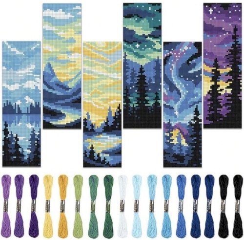 Cross stitch bookmarks