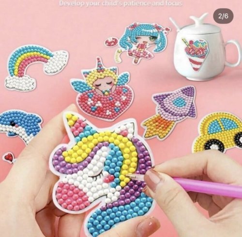 Diamond painting stickers