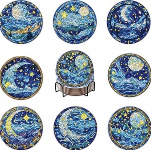 Diamond painting coasters