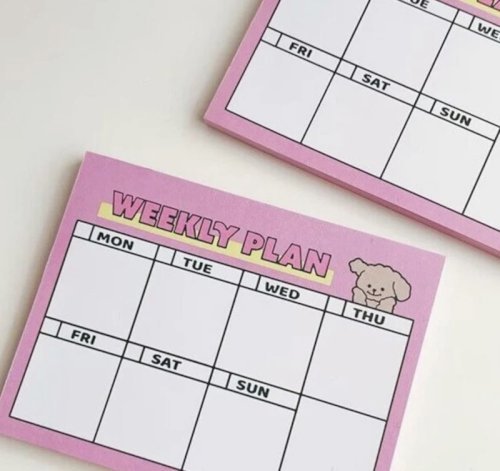 Weekly planner