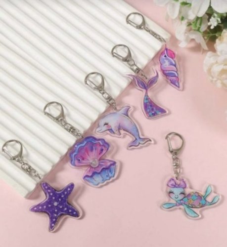 Keychains 6 Pcs
