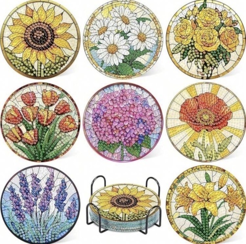 Diamond painting coasters