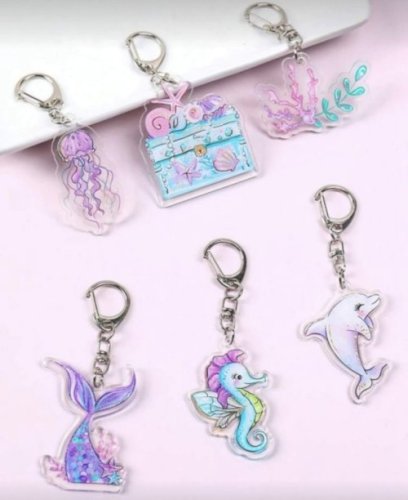 Keychains 6 Pcs