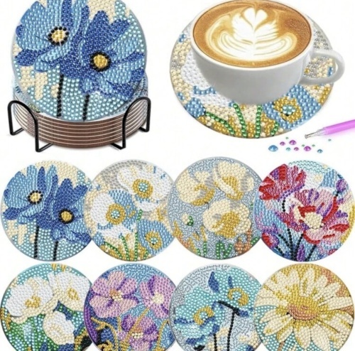 Diamond painting coasters