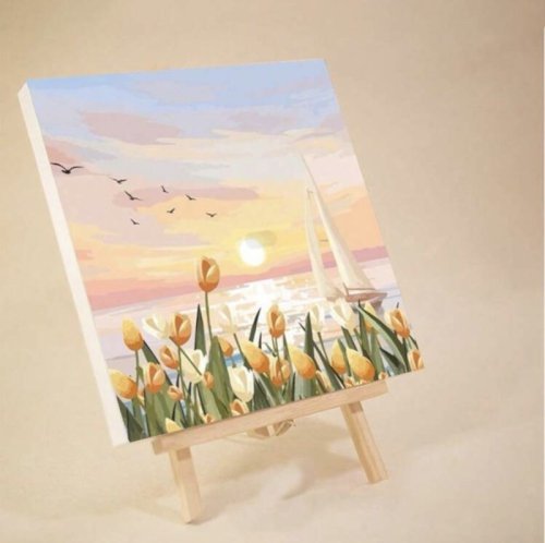 Painting by numbers with Frame