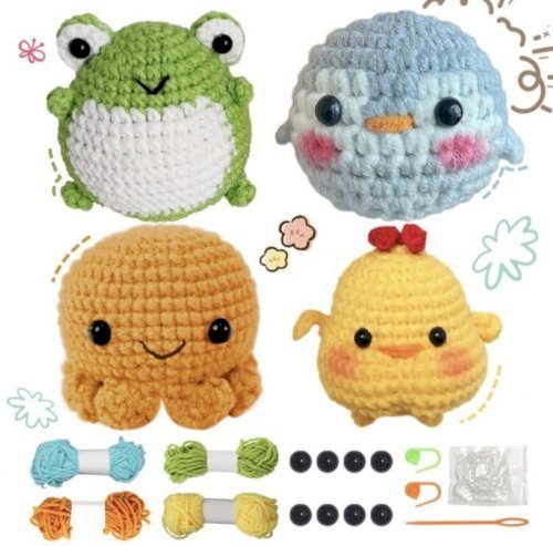 Crochet set 4 Pcs