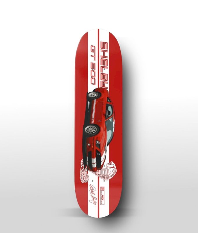 MUSTANG SHELBY SKATING BOARD