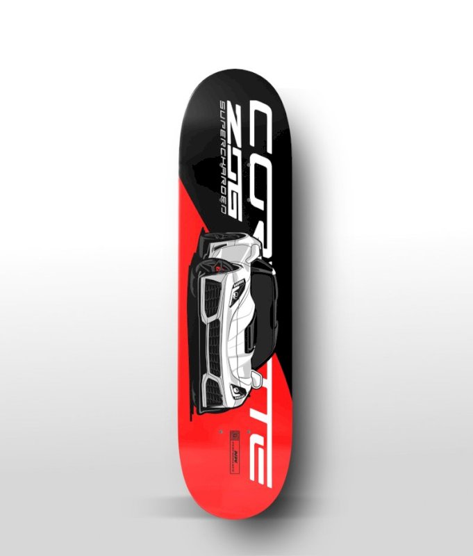 CORVETTE C7 SKATING BOARD
