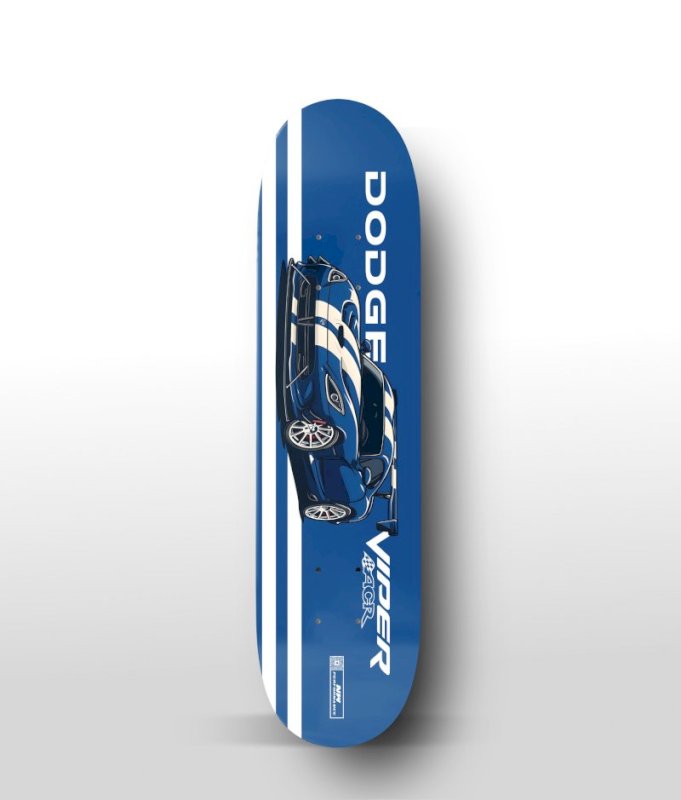 DODGE VIPER ACR SKATING BOARD