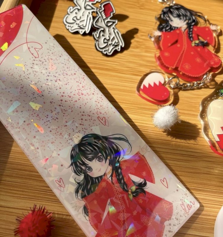 Bahrain themed bookmark