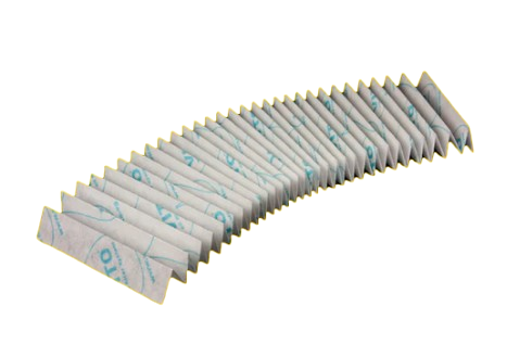 Folded paper filters for VITO 50, VITO 80, VITO VM and VITO VL oil filter system