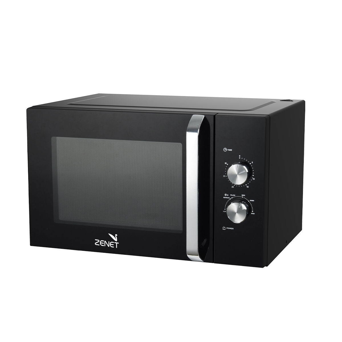 ZENET 30L Mechanical Microwave Oven Black