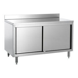 Dexion Work Table Cupboard 2 Leaf Doors With Back splash