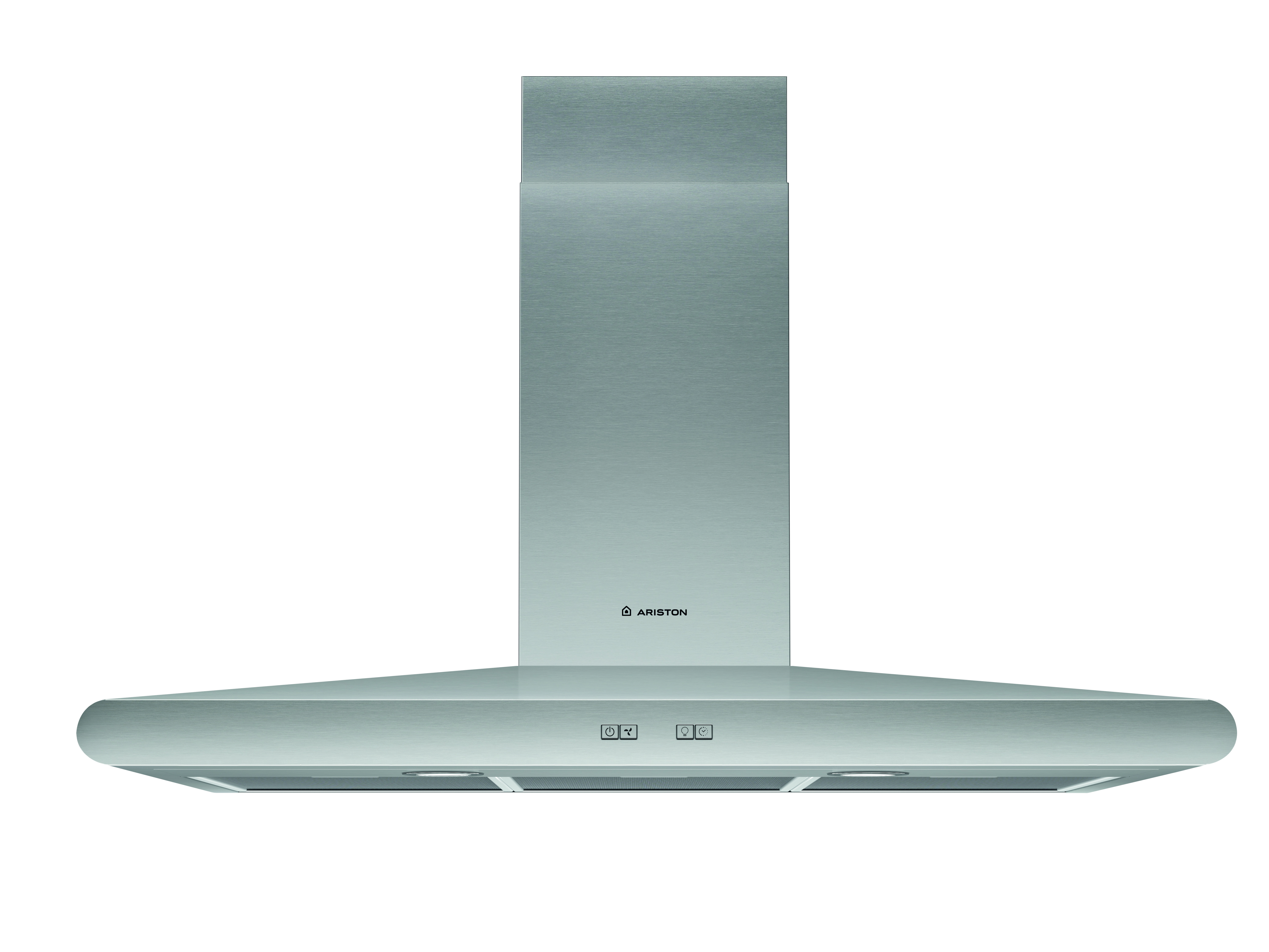 Ariston Wall Mounted Cooker Hood: 90Cm - Ahpn 9.7F Am X