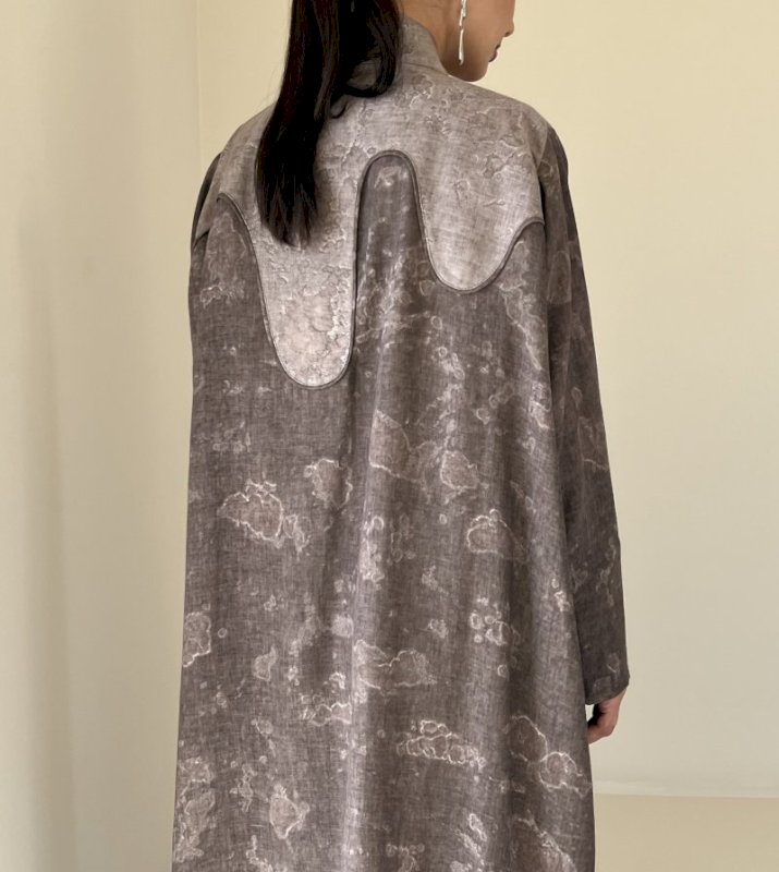 Brown Cloudy Linen