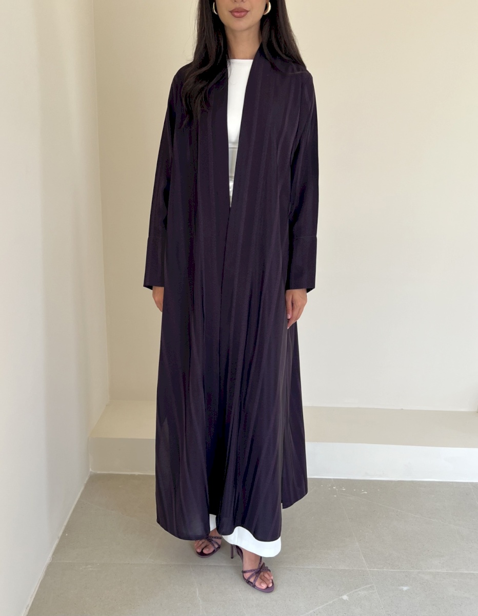Purple Lustre Striped cloak