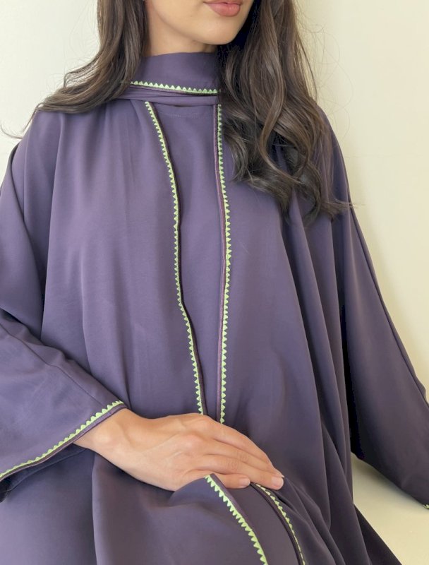 Purple tri-edge cloak