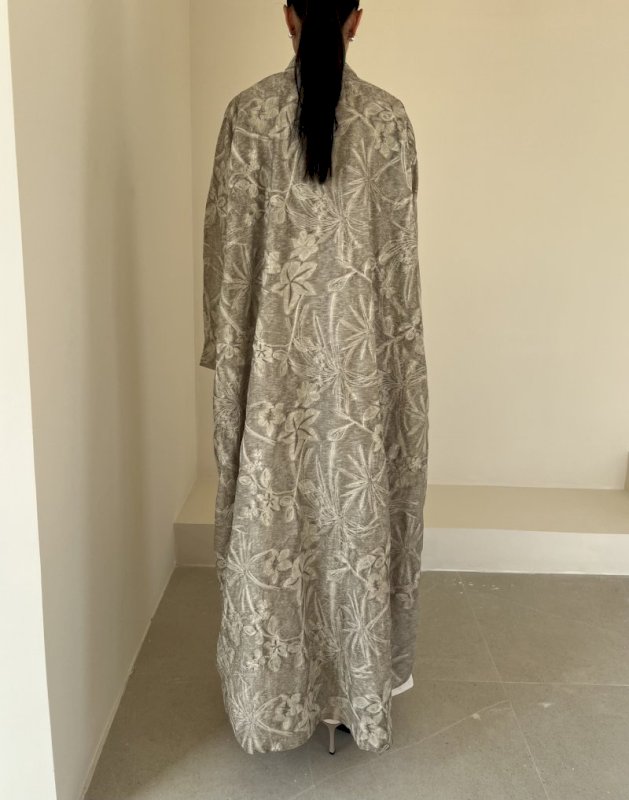 Taupe Fluer Linen Cloak
