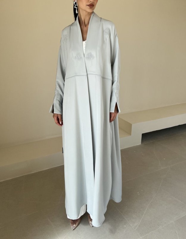 Powder Blue Roses Cloak