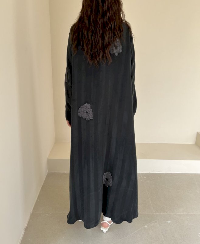 Forest green bloom line cloak