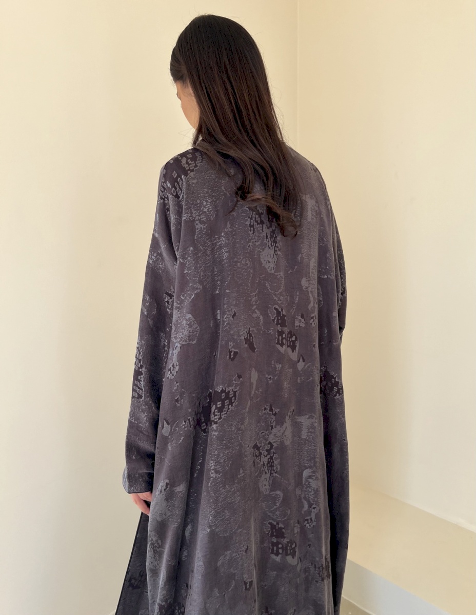 Dusty mocha artisan abstract cloak